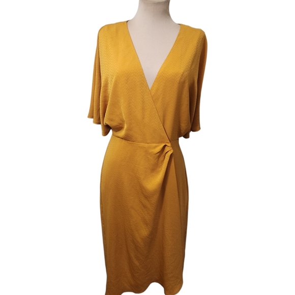 HOUSE OF HARLOW 1960 "Romina" Midi Faux Wrap Dress - Size M - Picture 4 of 17